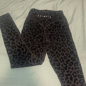 Balance Athletica Leopard Print Leggings - Black
